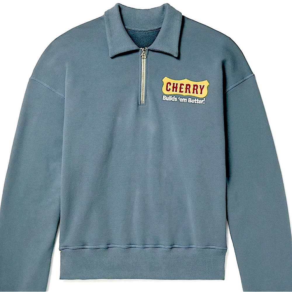Cherry LA Logo Half Zip Sweastshirt